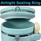 Blue Donuts Blue Donuts 4 Piece Ceramic Kitchen Food Storage Canisters With Spoons BD3931162 - alternate 2